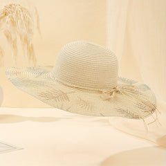 Men's Summer Big Brim Beach Sun Protection Straw Hat