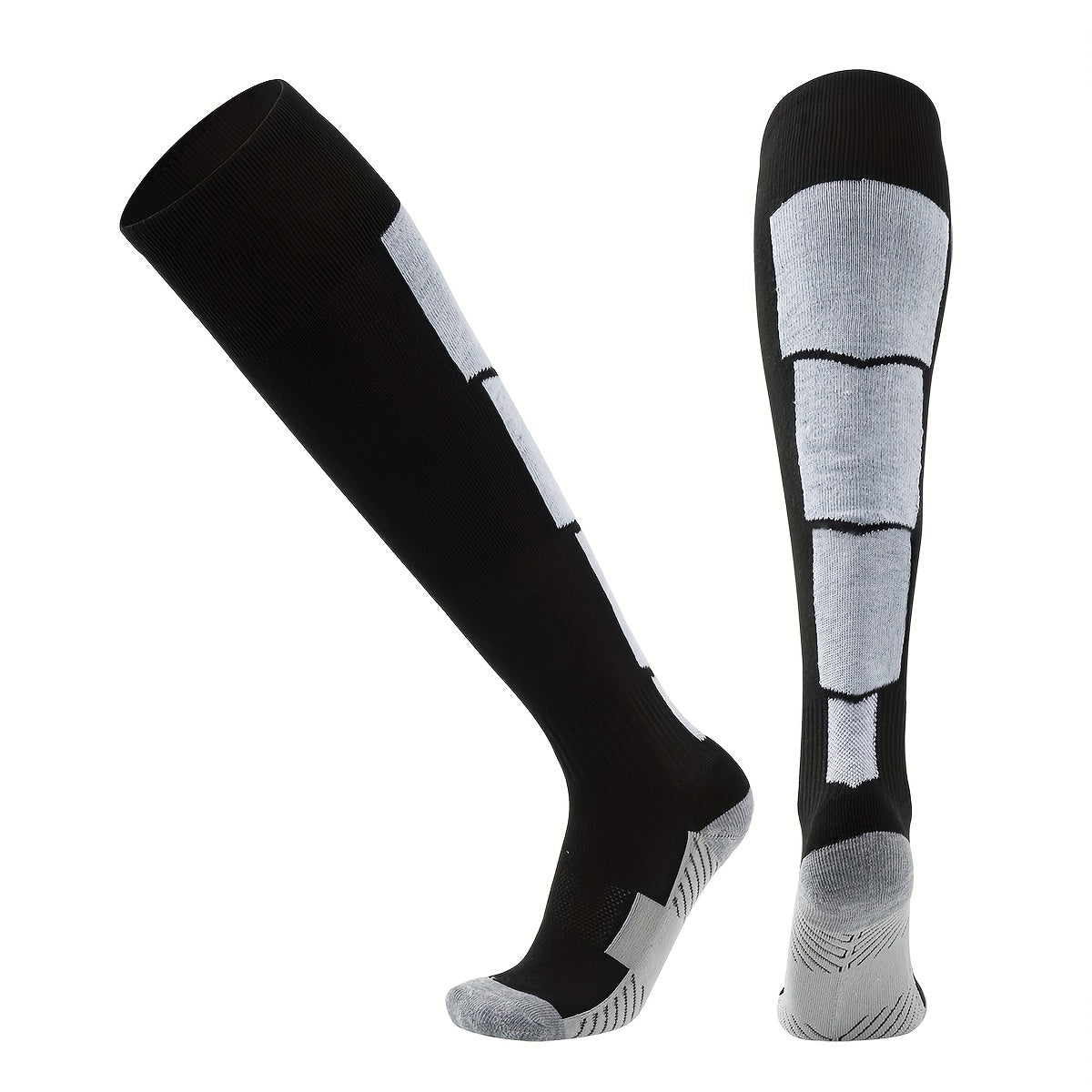 2pairs Outdoor Sports Socks Thick Towel Bottom Wear-resistant Breathable