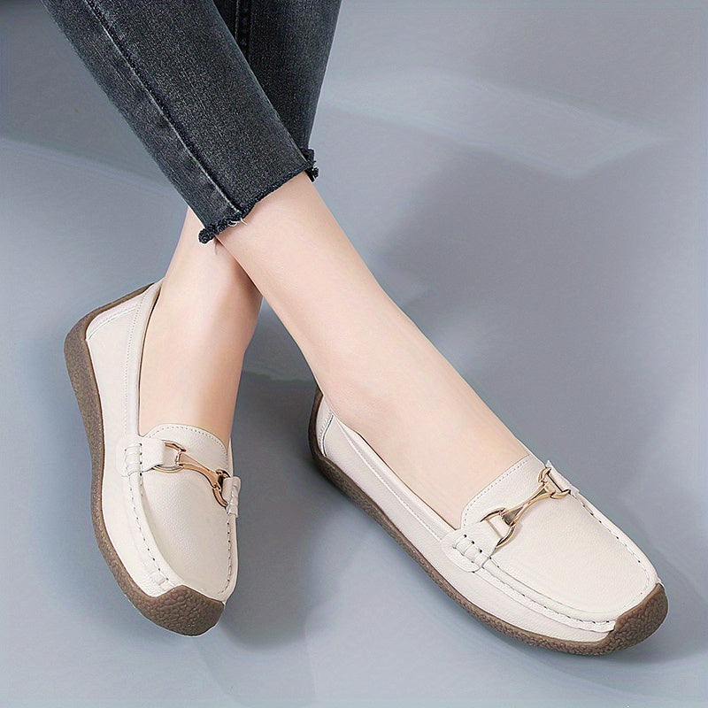Women's Comfy Loafers Soft Sole Shoes Casual Slip On Walking Flats