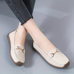 Women's Comfy Loafers Soft Sole Shoes Casual Slip On Walking Flats