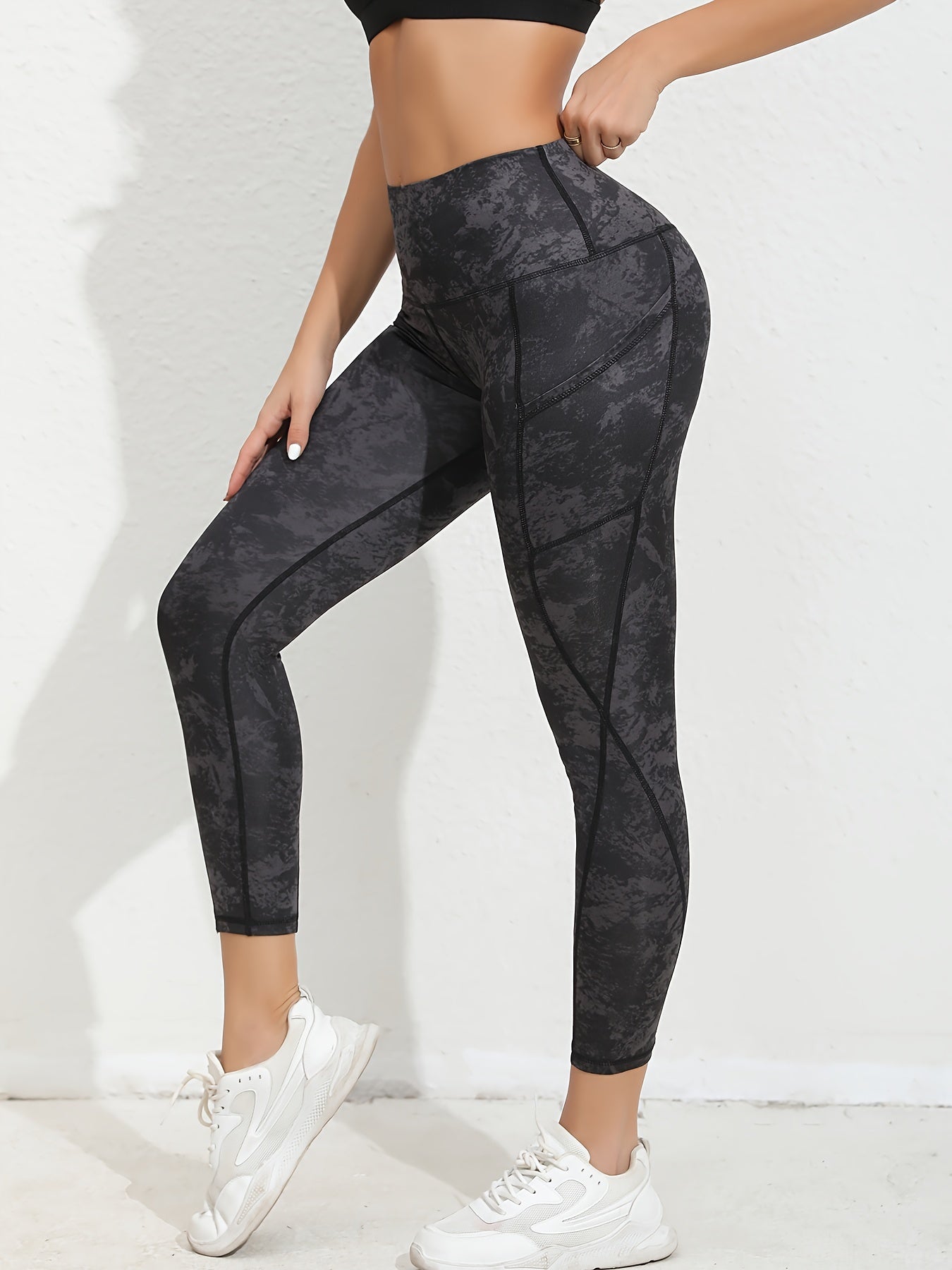 Women's Yoga Leggings With Pockets High Waist Compression Gym Pants
