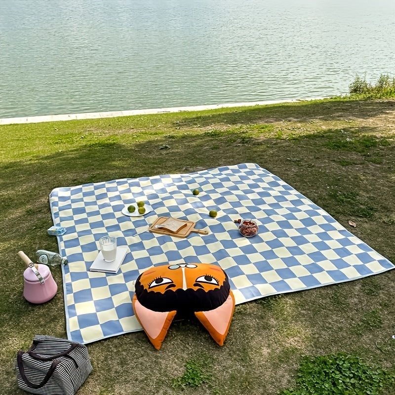 Portable Coarse Cloth Picnic Mat Thickened Outdoor Beach Tent Lawn Mat