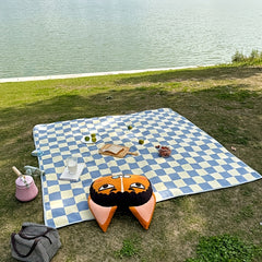 Portable Coarse Cloth Picnic Mat Thickened Outdoor Beach Tent Lawn Mat