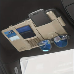 Car Sun Visor Document Organizer Holder with Pocket