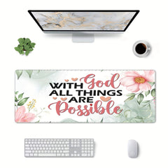 Large Desk Mat Keyboard Mouse Mat Desk Pad Computer Laptop Mousepad