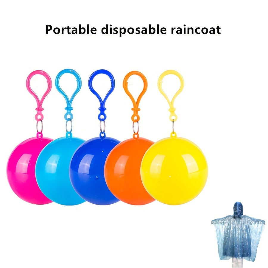 Disposable Rain Cover for Adults - Waterproof Portable Raincoat
