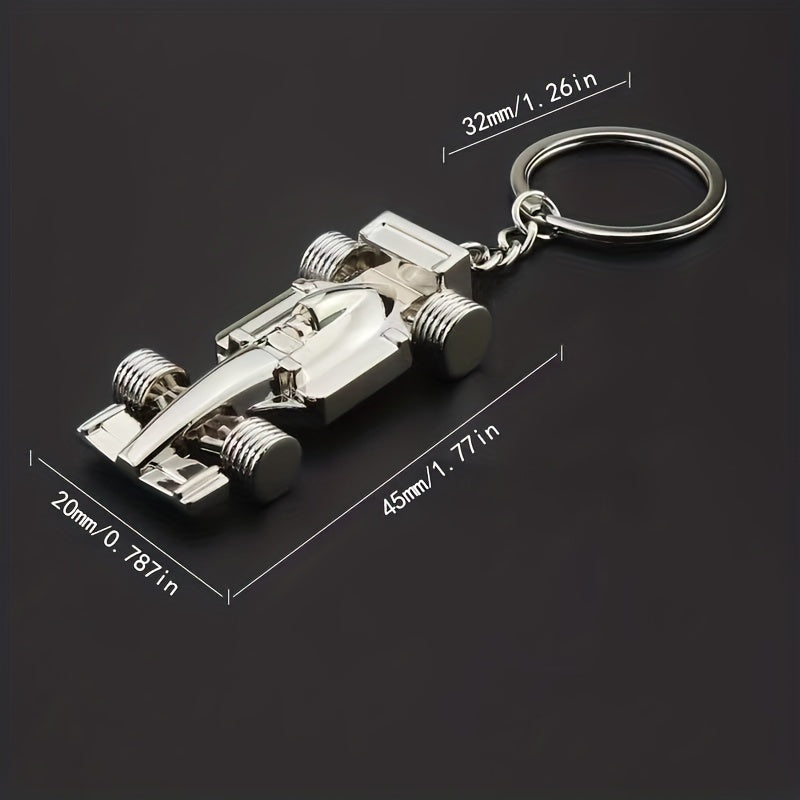 Sports Car Shaped Key Chain Pendant Zinc Alloy Key Ring Gift