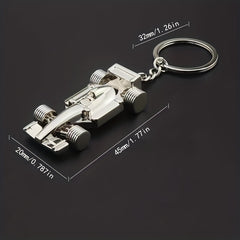 Sports Car Shaped Key Chain Pendant Zinc Alloy Key Ring Gift