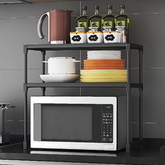 2 3 Layer Microwave Oven Rack Kitchen Storage Rack Spice Box Storage Rack