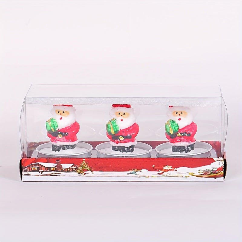 Christmas Candles Paraffin Painted Confession Props