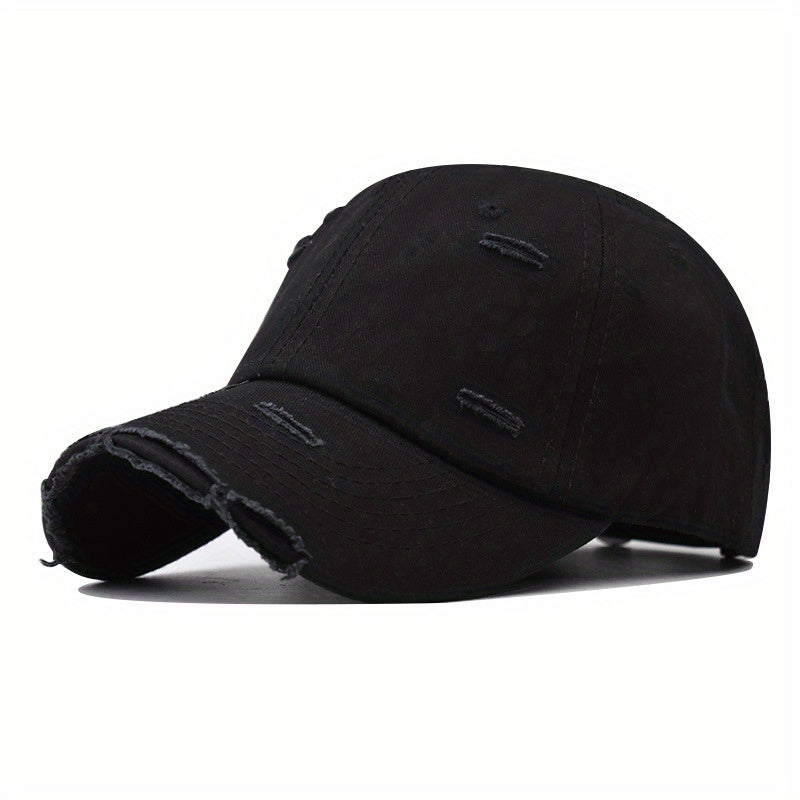 Solid Retro Dad Hat Baseball Cap Men's And Women's All Match Sports Cap