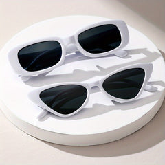 Clear Frame Sunglasses Casual Gradient Glasses UV400