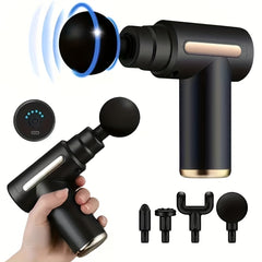 Handheld Percussion Massager Deep Tissue Muscle Massage Gun for Back and Neck
