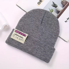 Unisex Couple Beanie Warm Knit Hat Soft Skull Cap Coldproof Beanies