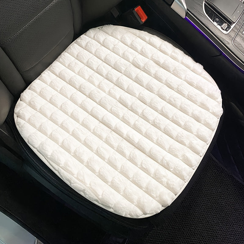 Winter Short Plush Car Seat Cover Single Seat Car Accessories