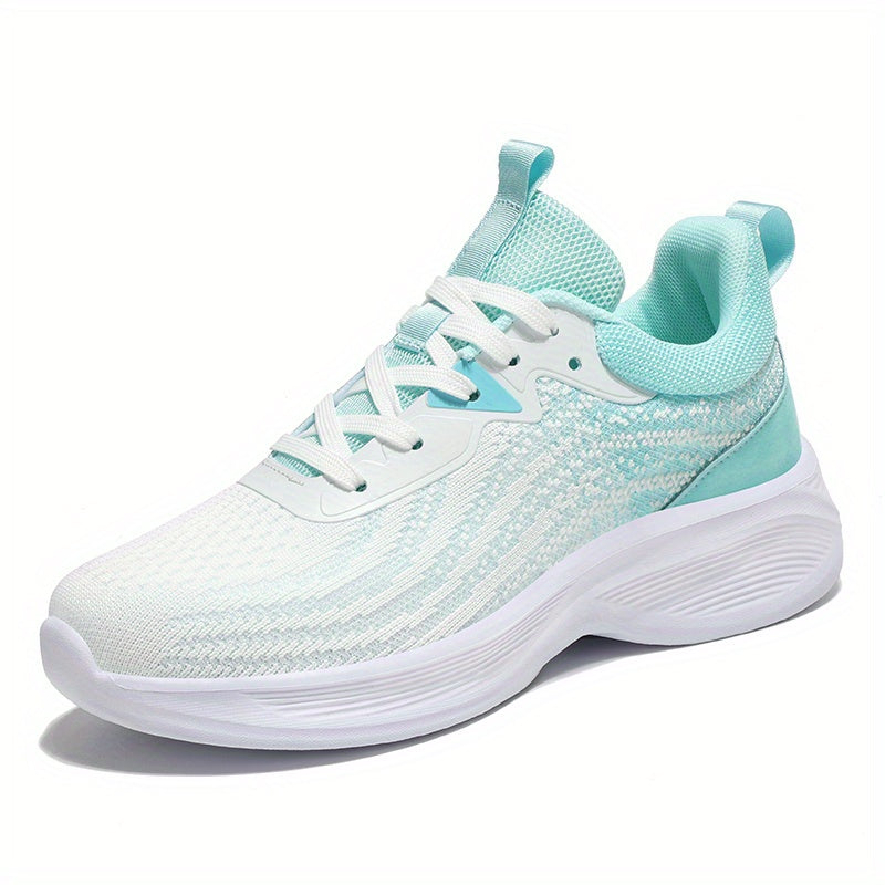 Ombre Soft Thick Sole Shock Absorption Woven Shoes