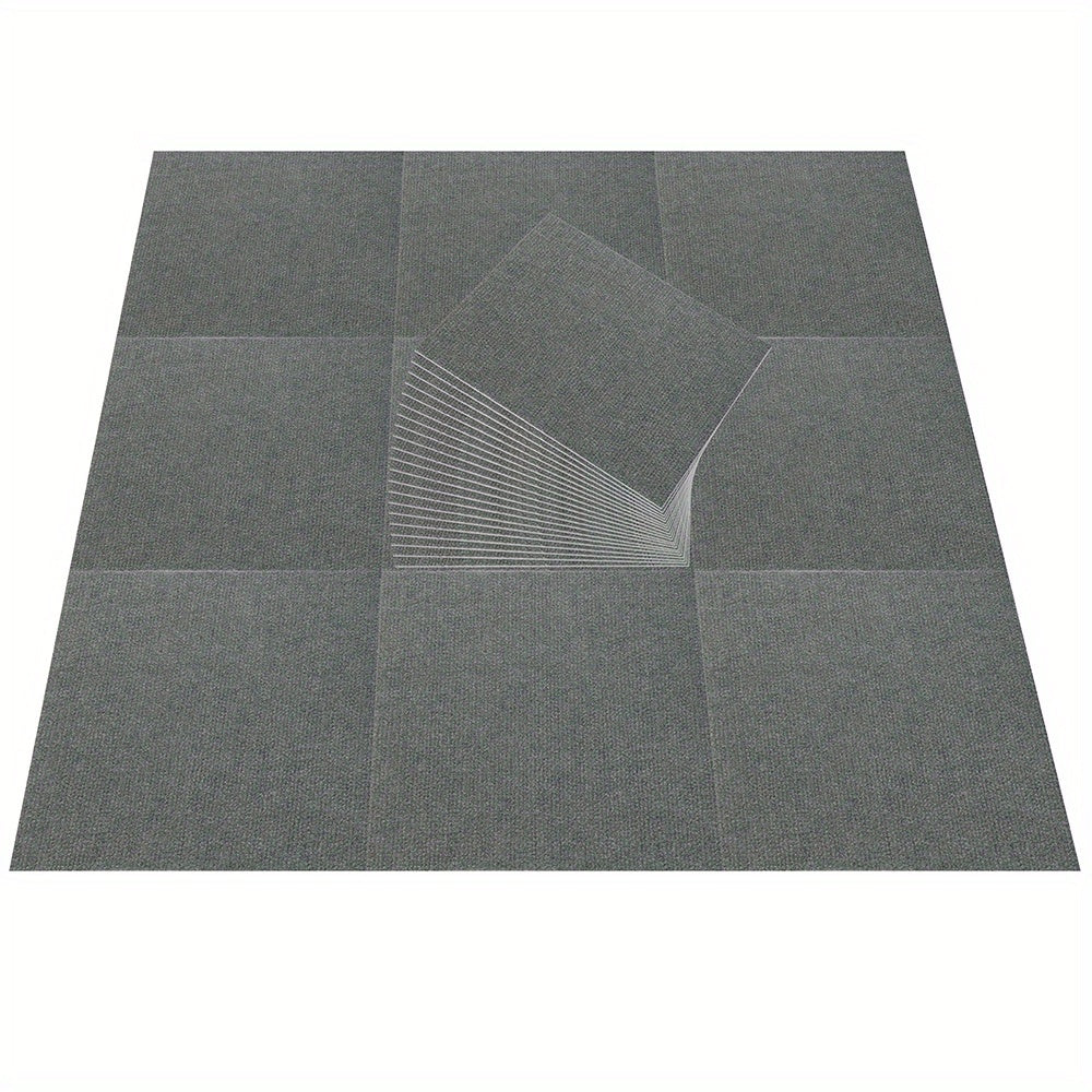 10pcs Adhesive Neoprene Foam Carpet Floor Tiles Non Slip Square Rubber Pad