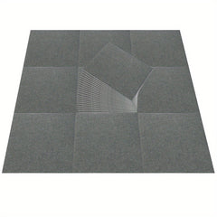 10pcs Adhesive Neoprene Foam Carpet Floor Tiles Non Slip Square Rubber Pad