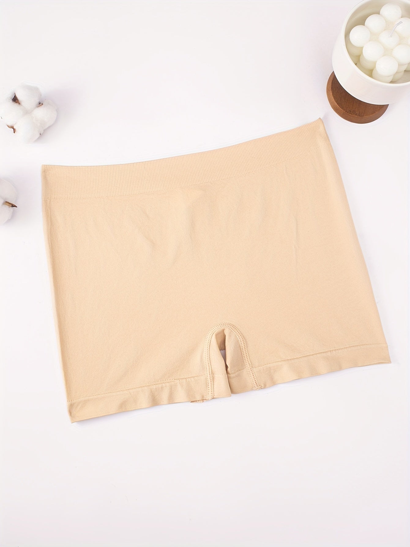 5pcs Seamless Boyshort Panties Comfortable Stretch Women's Lingerie