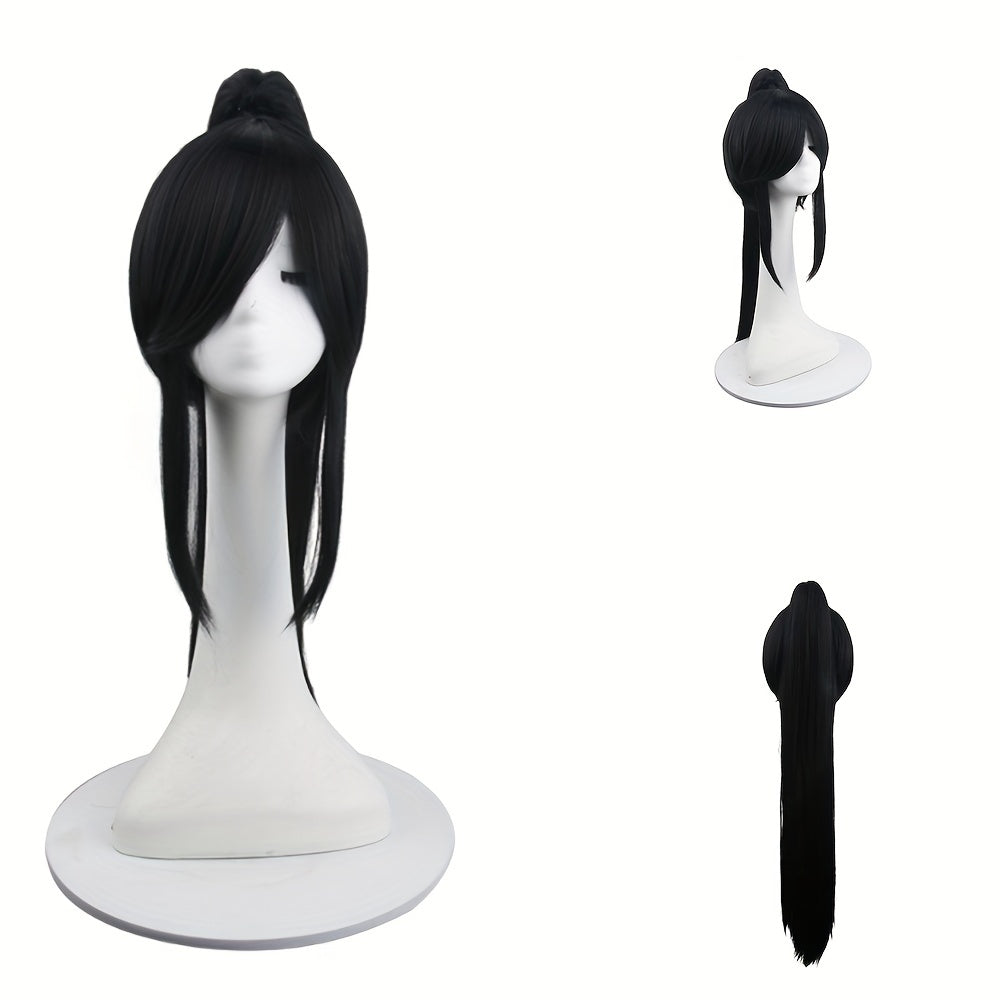 Men's 18 Inch Anime Cosplay Wig - Chemical Fiber Costume Hairpiece