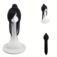 Men's 18 Inch Anime Cosplay Wig - Chemical Fiber Costume Hairpiece