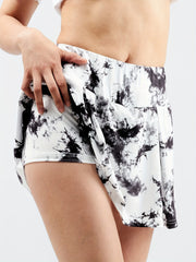Tie Dye Skirt With Shorts Sport Fitness Yoga Running Skort Women's Clothing
