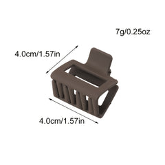 4pcs Matte Clear Hair Claw Clips Non Slip Strong Grip Hair Jaw Clip
