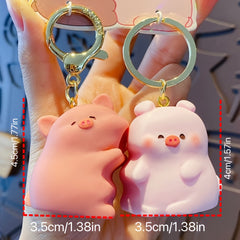 Cute Panda Keychain Cartoon Doll Keyring Bag Pendant