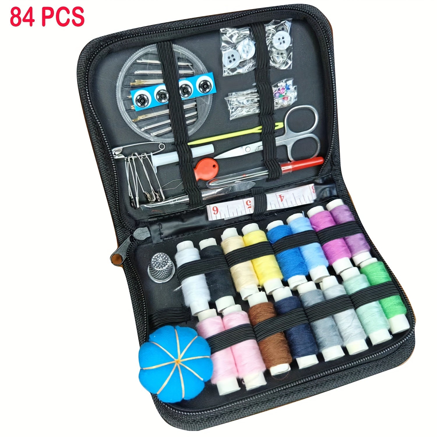 68 98 130pcs Sewing Kit With Case Portable Sewing Supplies For Home Traveler