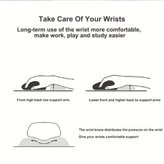 Heart Shaped Mouse Pad Wrist Rest Cartoon Silicone Hand Pillow