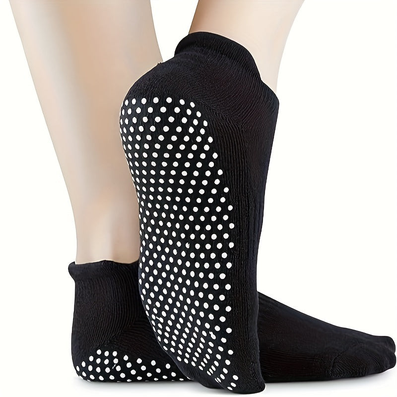 Non Slip Silicone Padded Grip Socks Yoga Workout Fitness Sport Socks