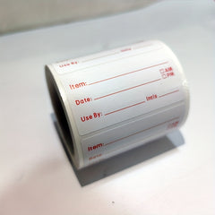 500pcs 25X50MM Date Roll Adhesive Label Stickers - Removable & Clean