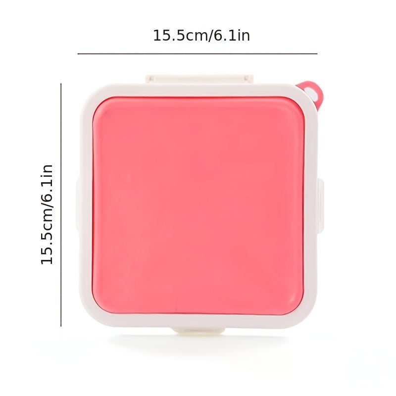 Portable Lunch Box With Lid for Sandwiches, Toast, Bento Box