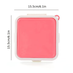 Portable Lunch Box With Lid for Sandwiches, Toast, Bento Box