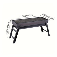 Portable Stainless Steel Wood Stove for Outdoor Picnic