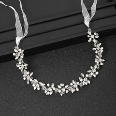Crystal Rhinestone Bride Headband for Wedding