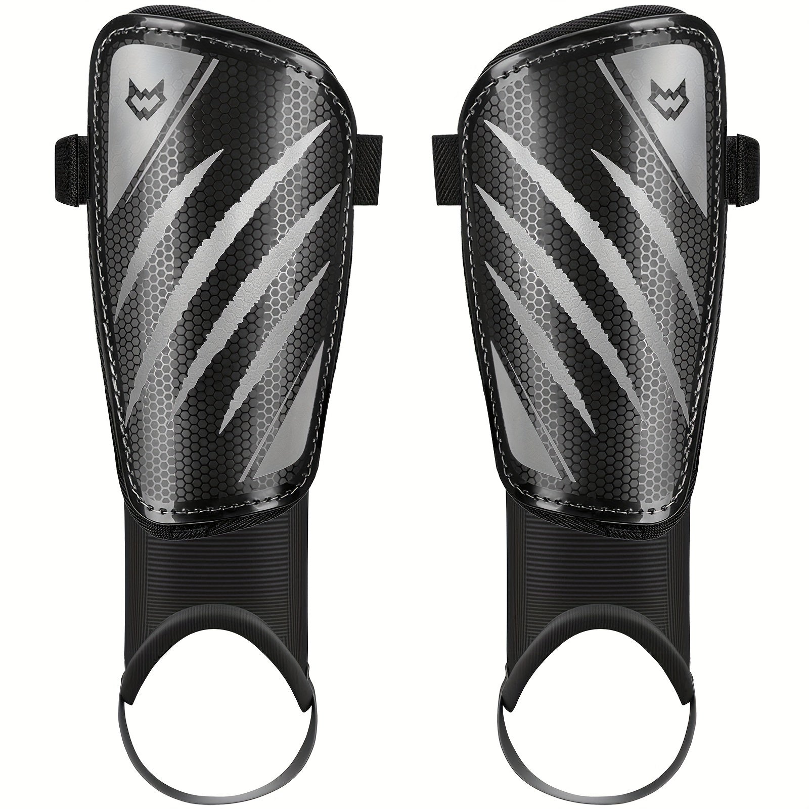 Double Layer Adjustable Soccer Shin Guards Lightweight Knee Protective Gear