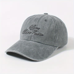 Letter Embroidery Baseball Cap Distressed Casual Dad Hats Lightweight Sun Hats