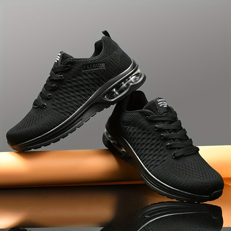 Men's Lace-up Sneakers Athletic Shoes Air Cushion Shock-absorbing Breathable