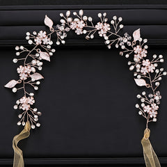 Pearl Rhinestone Headband Wedding Bridal Hair Accessories