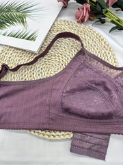 Wireless Lace Bra Full Coverage Comfortable Breathable Women's Lingerie