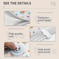 2pcs Hanging Vacuum Compression Storage Bags Clothes Suits Shirts