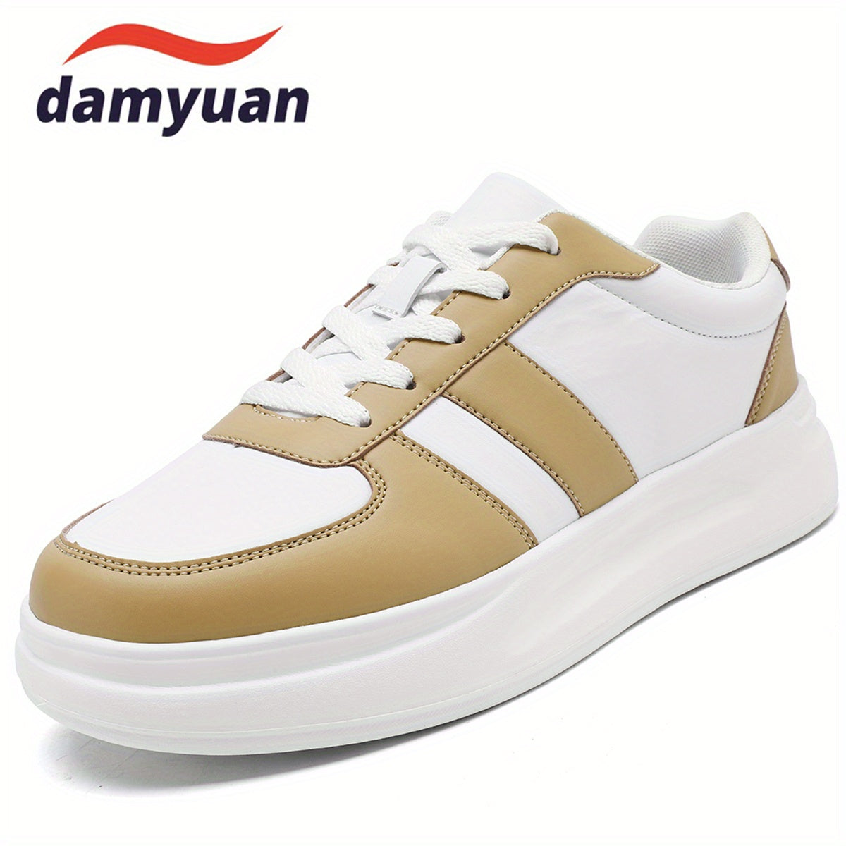 Men's Lace-up Platform Sneakers Chunky Skate Shoes