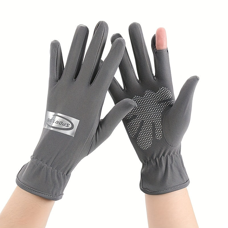 Breathable Sun Protection Gloves for Outdoor Activities