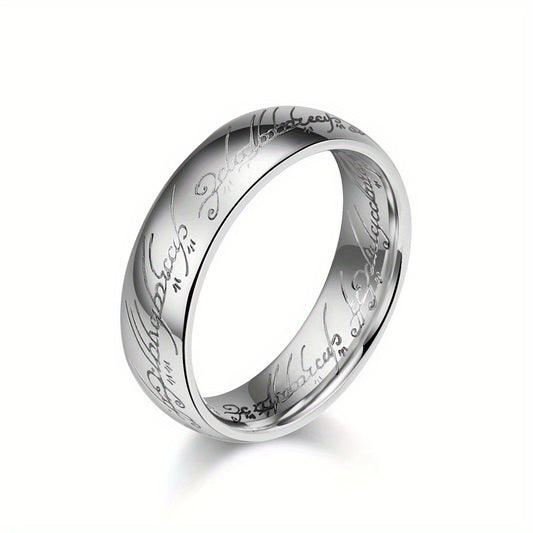 Stainless Steel Ring For Men Women Lord Of The Ring Jewelry