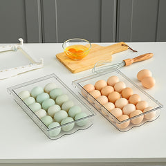 2pcs Egg Holder For Refrigerator Drawer Fridge Egg Drawer Organizer