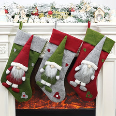 Christmas Decor Supplies Faceless Doll Socks Gift Bag