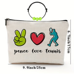 Tennis Makeup Bag & Bracelet Gift Set