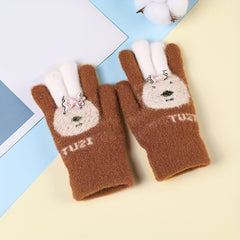 Children's Winter Warm Keeping Gloves - Suitable For 3-6 Years Old