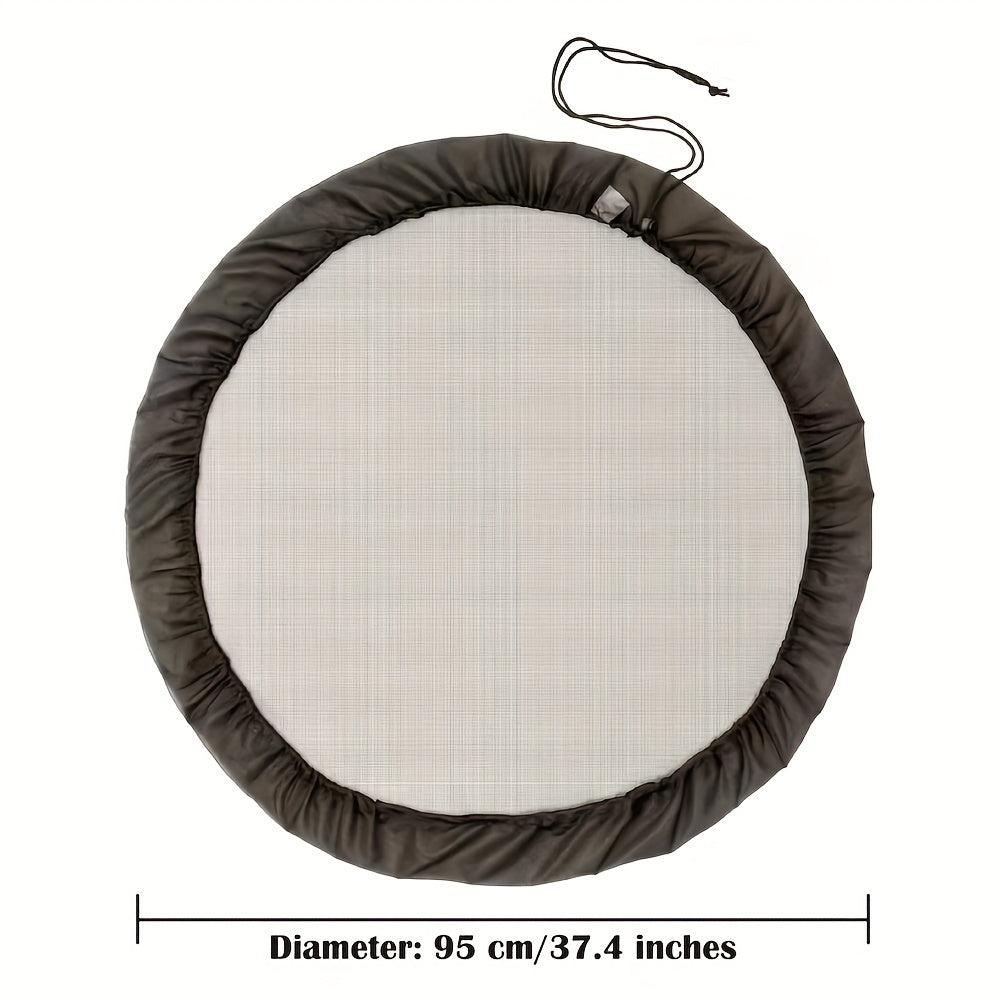 Rain Bucket Net Cover for Outdoor Garden Water Tank Protection